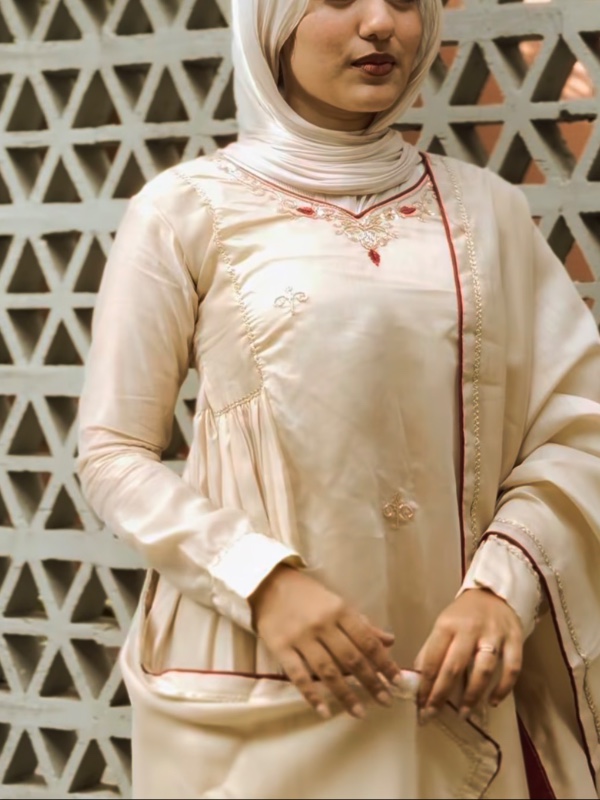 Handworked Chanderi Anarkali [PF001]