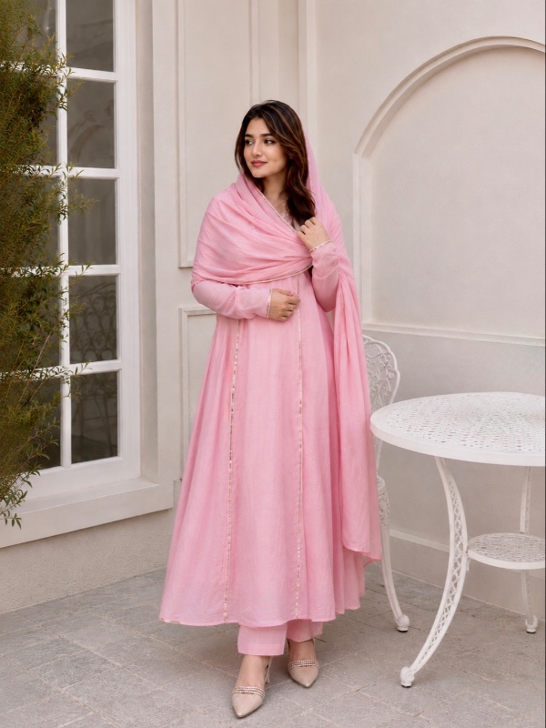 Blush Pink Anarkali [SC010]