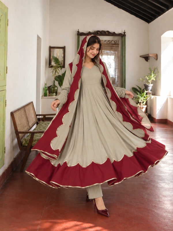 Viral Dual Tone Anarkali [PF005]