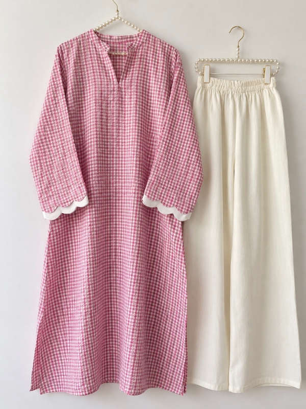 Pink Gingham Coord Set [CE002]