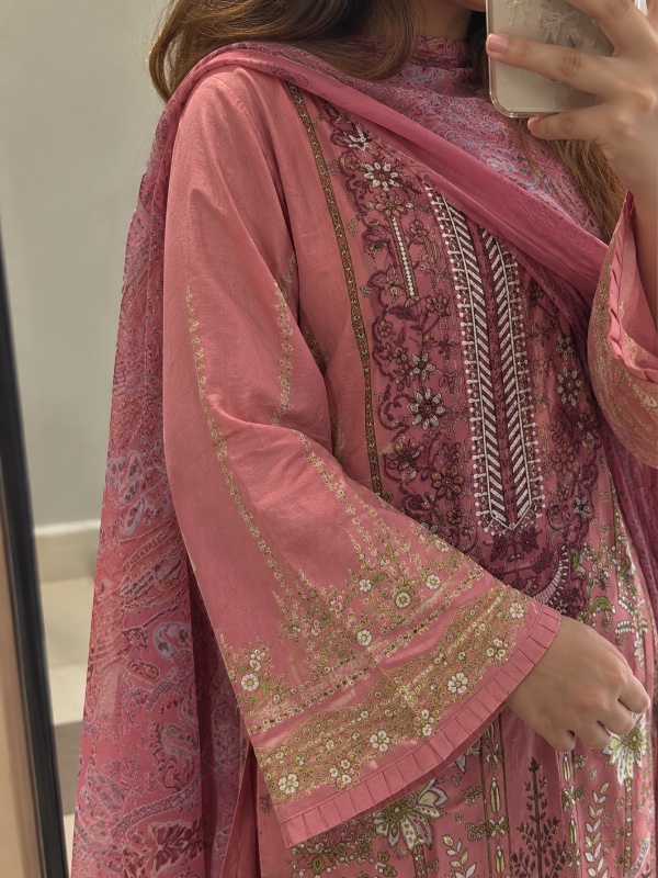 Dusty Rose Pakistani Suit [PC055]