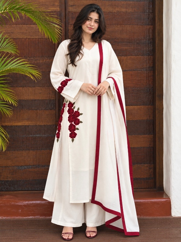 Off White Roselle Salwar [SC019]
